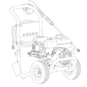 BRIGGS AND STRATTON Pressure Washer Model 020725-00 Image
